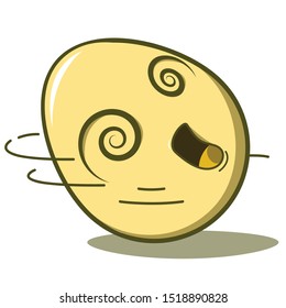 Cute Egg Character in emoticon