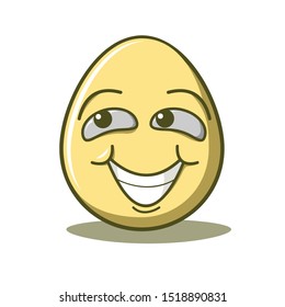 Cute Egg Character in emoticon