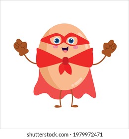 cute egg character vector template design illustration