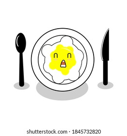 
cute egg design graphic illustration