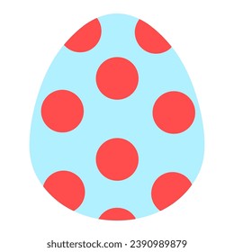 Cute egg digital illustration in cute and simple style