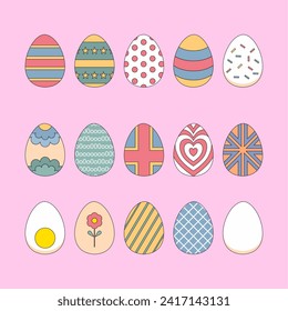 Cute Egg Vector Design. Easter Day