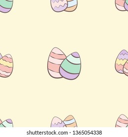 cute eggs pattern for easter wrapping paper