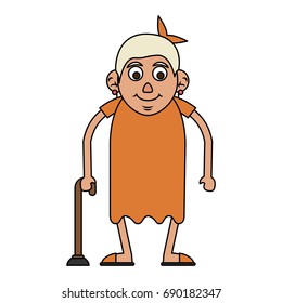 cute elderly person icon image 