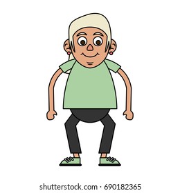 cute elderly person icon image 