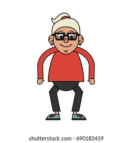 cute elderly person icon image 