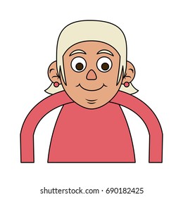 cute elderly person icon image 
