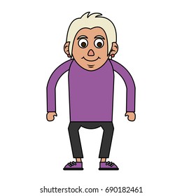 cute elderly person icon image 