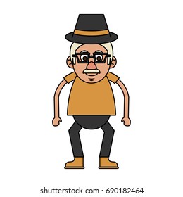 cute elderly person icon image 
