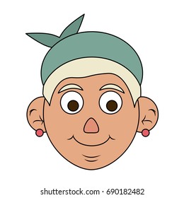cute elderly person icon image 