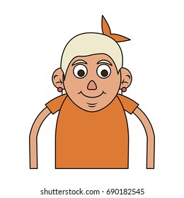 cute elderly person icon image 