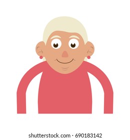 cute elderly person icon image 