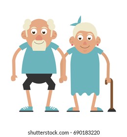 cute elderly person icon image 