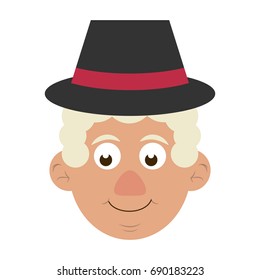 cute elderly person icon image 