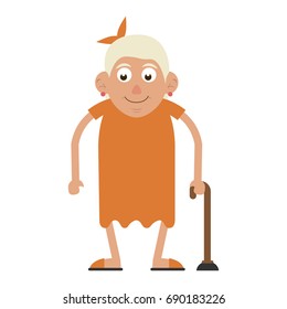 cute elderly person icon image 