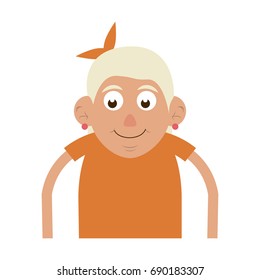 cute elderly person icon image 