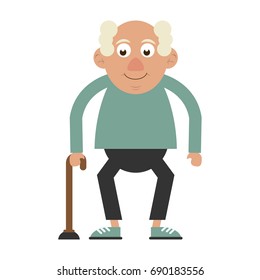 cute elderly person icon image 