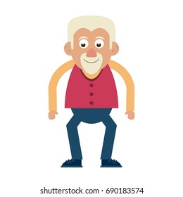cute elderly person icon image 