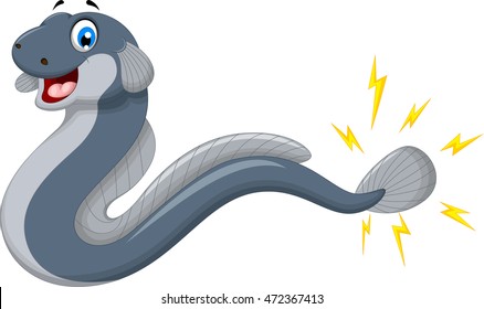 Cute Electric Eel Cartoon For You Design