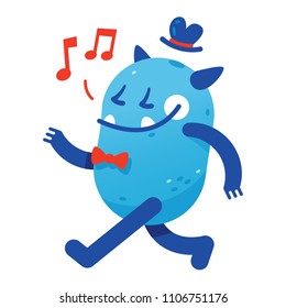 Cute and elegant dandy monster
100% vector file