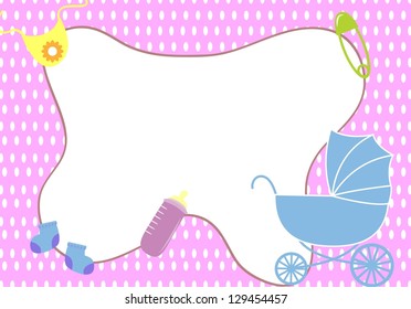 cute element for baby vector of illustration