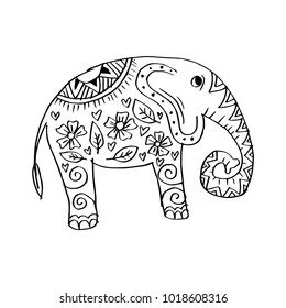 Cute element with decorative ornament.