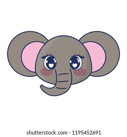 cute elephant adorable character