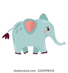 cute elephant animal childish character