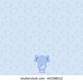 Cute elephant  Background