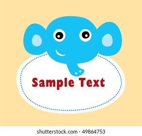 cute elephant board