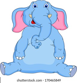 cute elephant cartoon