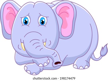 Cute elephant cartoon