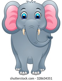 Cute elephant cartoon