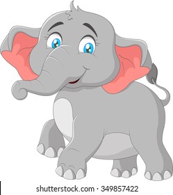 Cute elephant cartoon