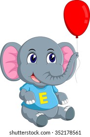 Cute elephant cartoon