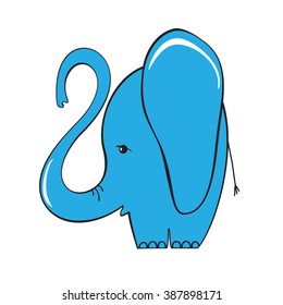 Cute elephant cartoon