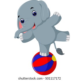 Cute elephant cartoon