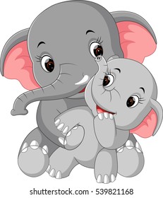 tira cómica sobre elefantes adorables