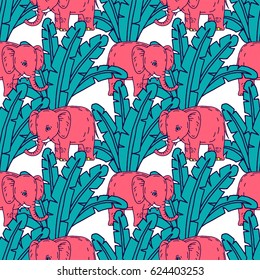 Cute elephant cartoon