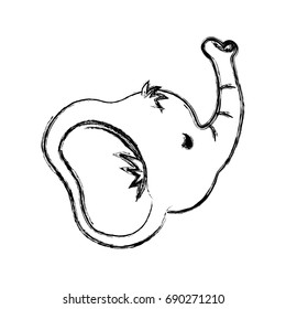 Cute elephant cartoon