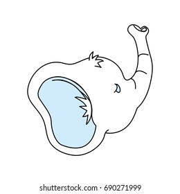 Cute elephant cartoon