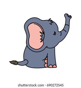 Cute elephant cartoon