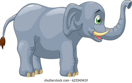 Cute Elephant Cartoon Stock Illustration 623343392 | Shutterstock