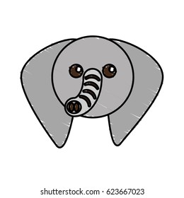 cute elephant drawing animal