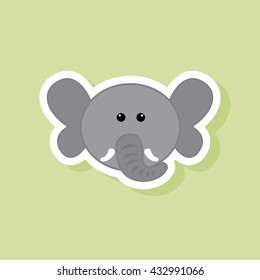 Cute Elephant Face