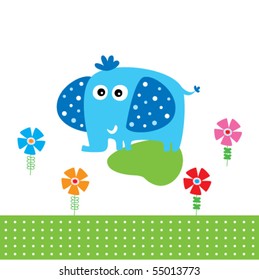cute elephant garden