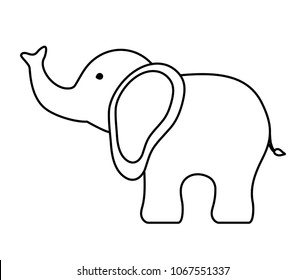 cute elephant icon