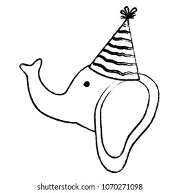 cute elephant icon