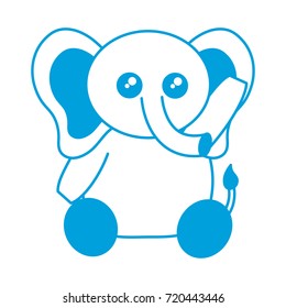 cute elephant icon 