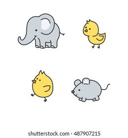 Cute Elephant Drawing Images Stock Photos Vectors Shutterstock